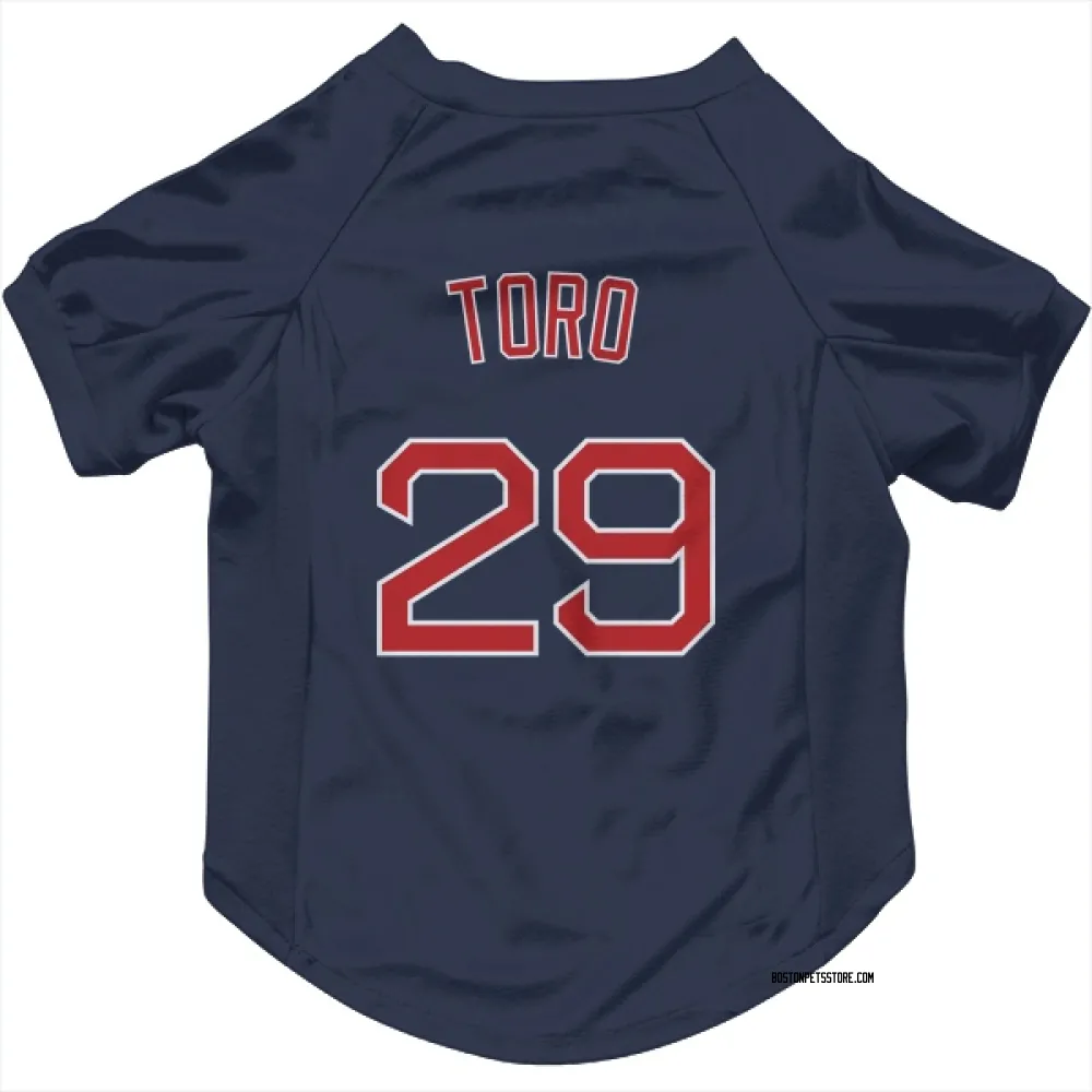 Boston Red Sox Abraham Toro Navy Pet Jersey for Dog & Cat