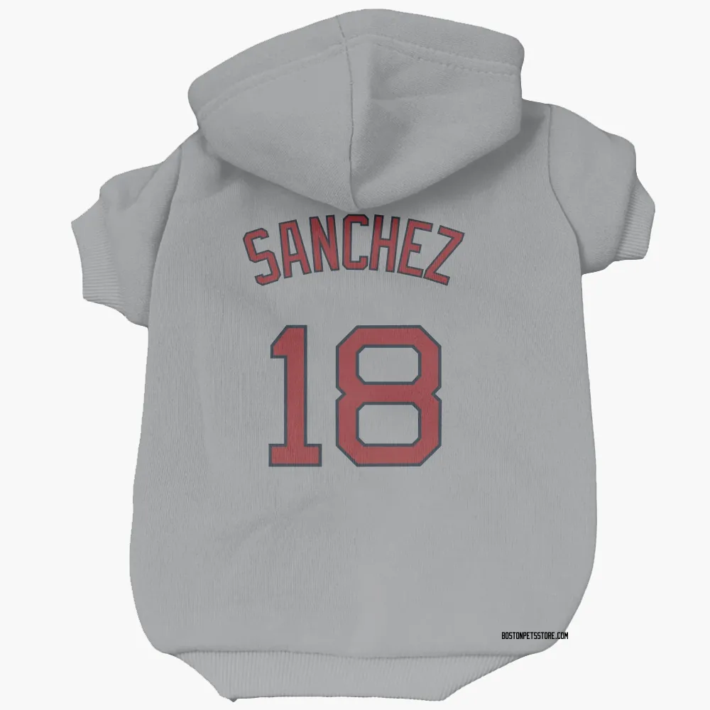 Boston Red Sox Ali Sanchez Gray Pet Hoodie for Dog & Cat