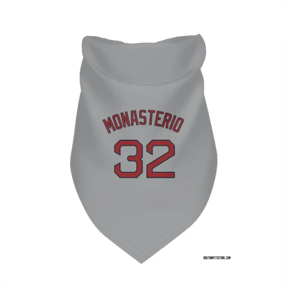 Boston Red Sox Andruw Monasterio Gray Pet Bandana for Dog & Cat