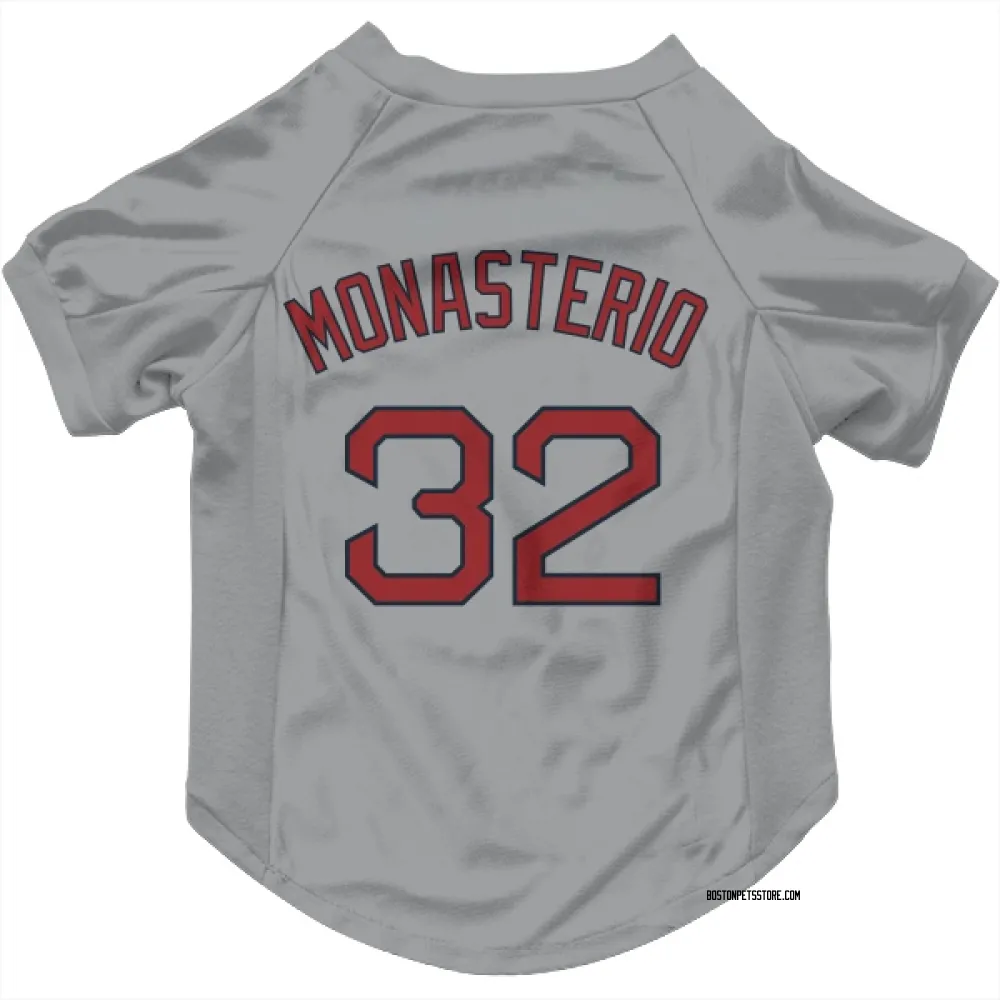 Boston Red Sox Andruw Monasterio Gray Pet Jersey for Dog & Cat