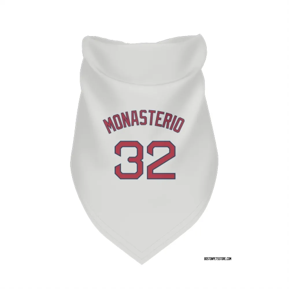 Boston Red Sox Andruw Monasterio White Pet Bandana for Dog & Cat