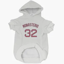 Boston Red Sox Andruw Monasterio White Pet Hoodie for Dog & Cat