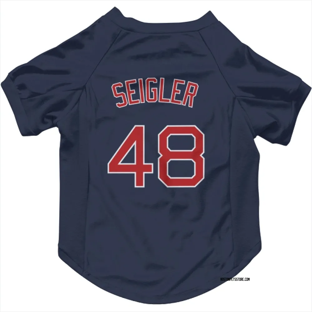 Boston Red Sox Anthony Seigler Navy Pet Jersey for Dog & Cat