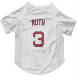Boston Red Sox Babe Ruth White Pet Jersey for Dog & Cat