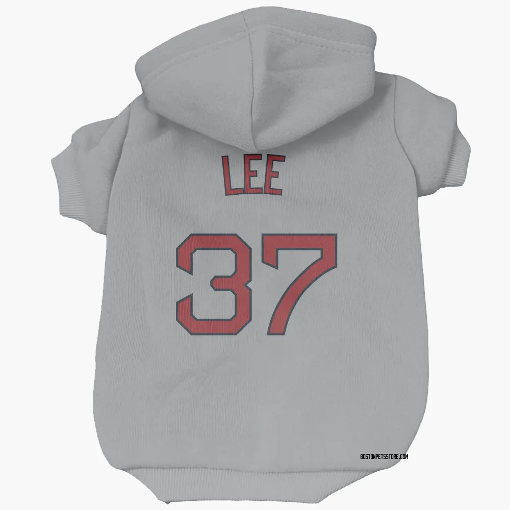 Boston Red Sox Bill Lee Gray Pet Hoodie for Dog & Cat
