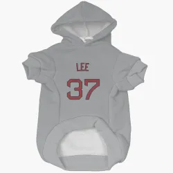 Boston Red Sox Bill Lee Gray Pet Hoodie for Dog & Cat