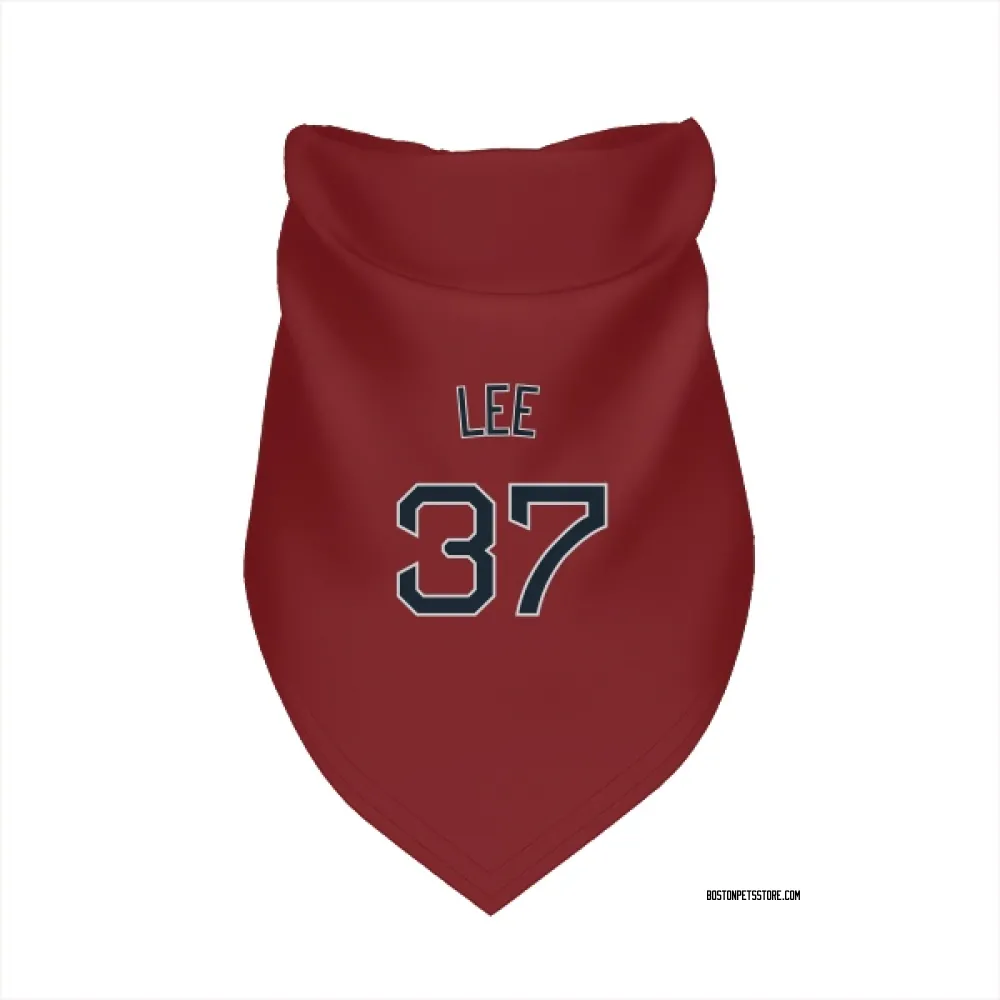 Boston Red Sox Bill Lee Red Pet Bandana for Dog & Cat