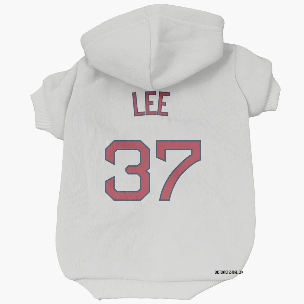 Boston Red Sox Bill Lee White Pet Hoodie for Dog & Cat