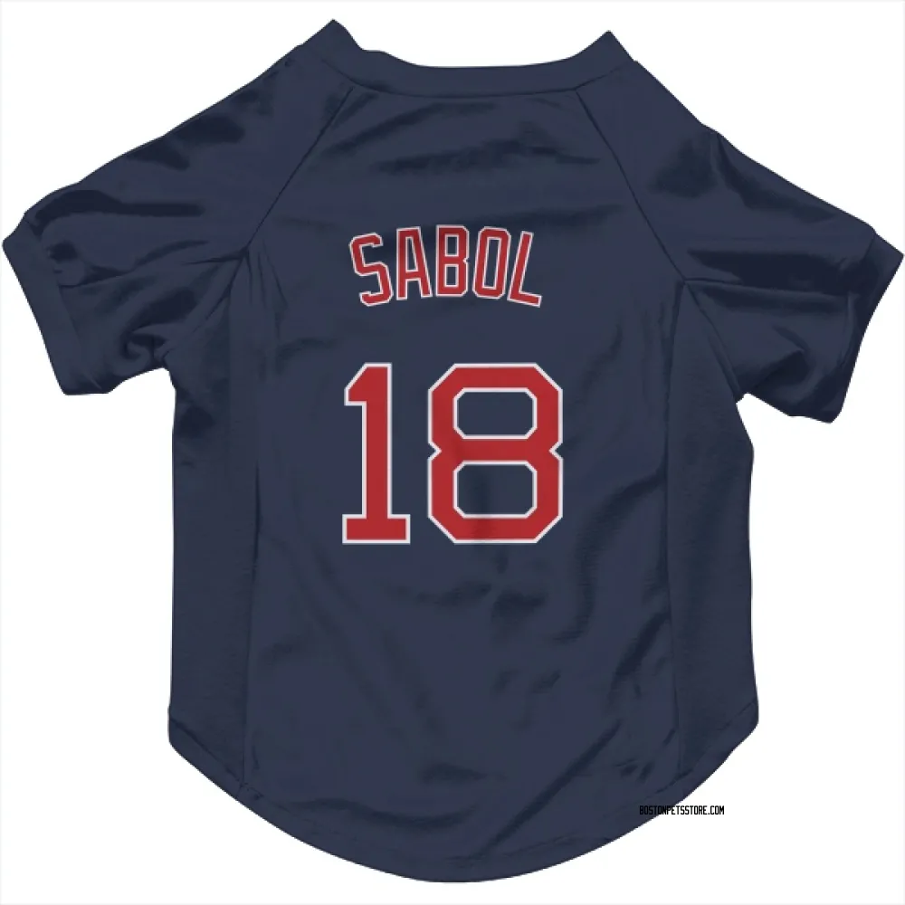 Boston Red Sox Blake Sabol Navy Pet Jersey for Dog & Cat