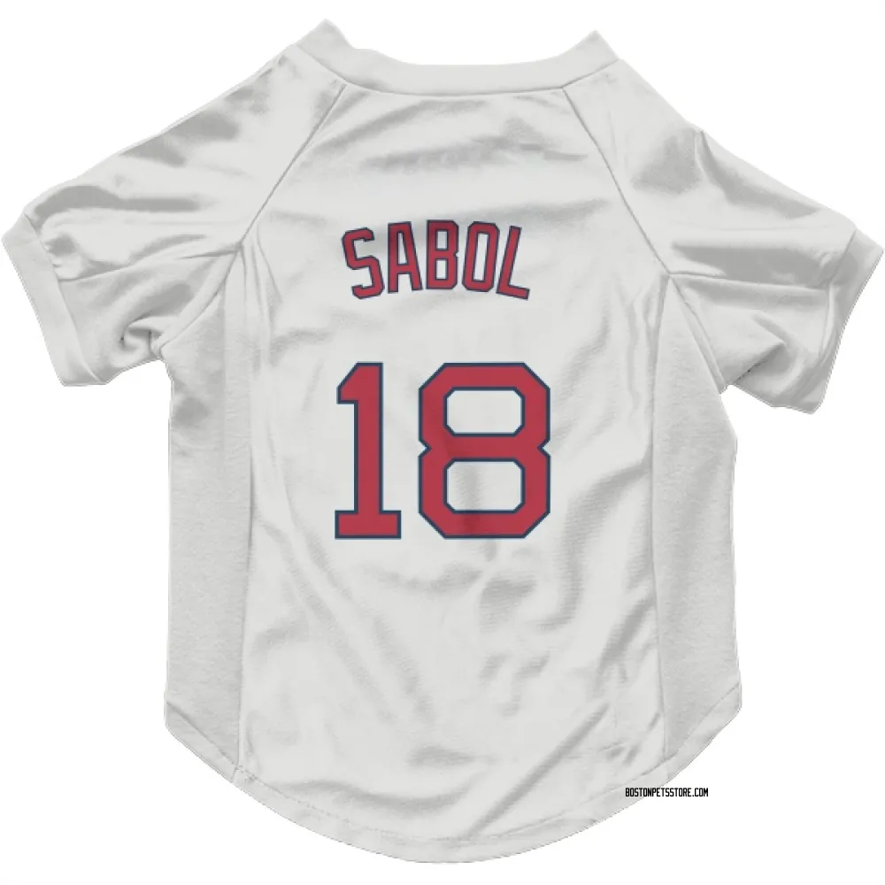 Boston Red Sox Blake Sabol White Pet Jersey for Dog & Cat