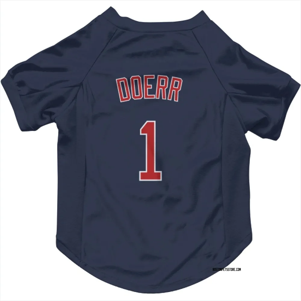 Boston Red Sox Bobby Doerr Navy Pet Jersey for Dog & Cat