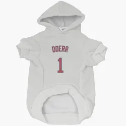 Boston Red Sox Bobby Doerr White Pet Hoodie for Dog & Cat