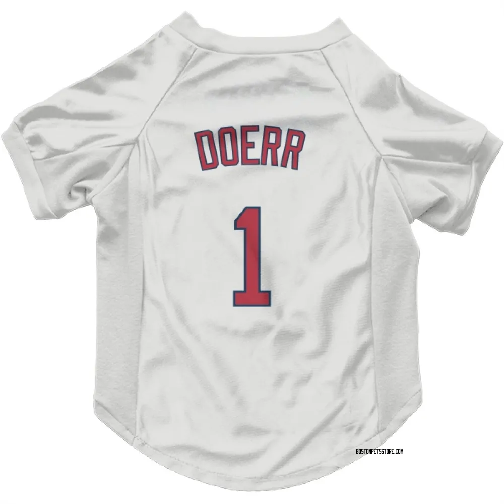 Boston Red Sox Bobby Doerr White Pet Jersey for Dog & Cat