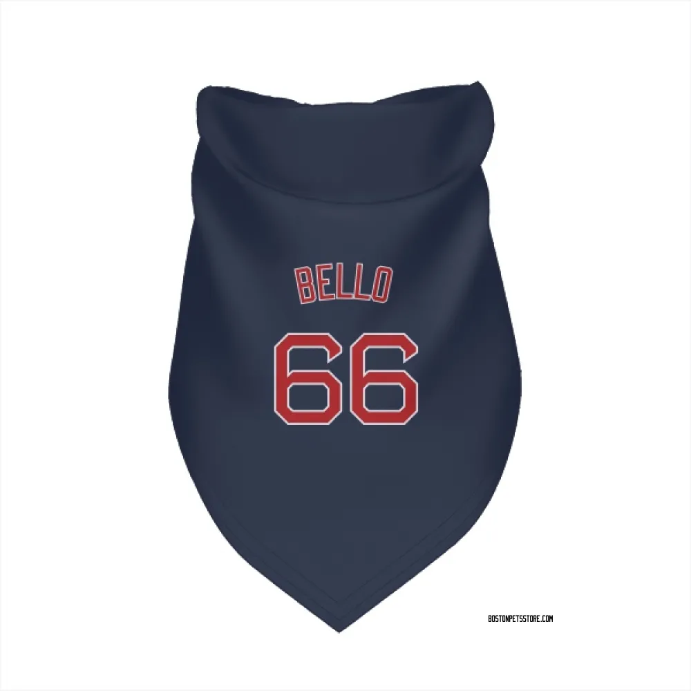 Boston Red Sox Brayan Bello Navy Pet Bandana for Dog & Cat