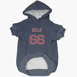 Boston Red Sox Brayan Bello Navy Pet Hoodie for Dog & Cat