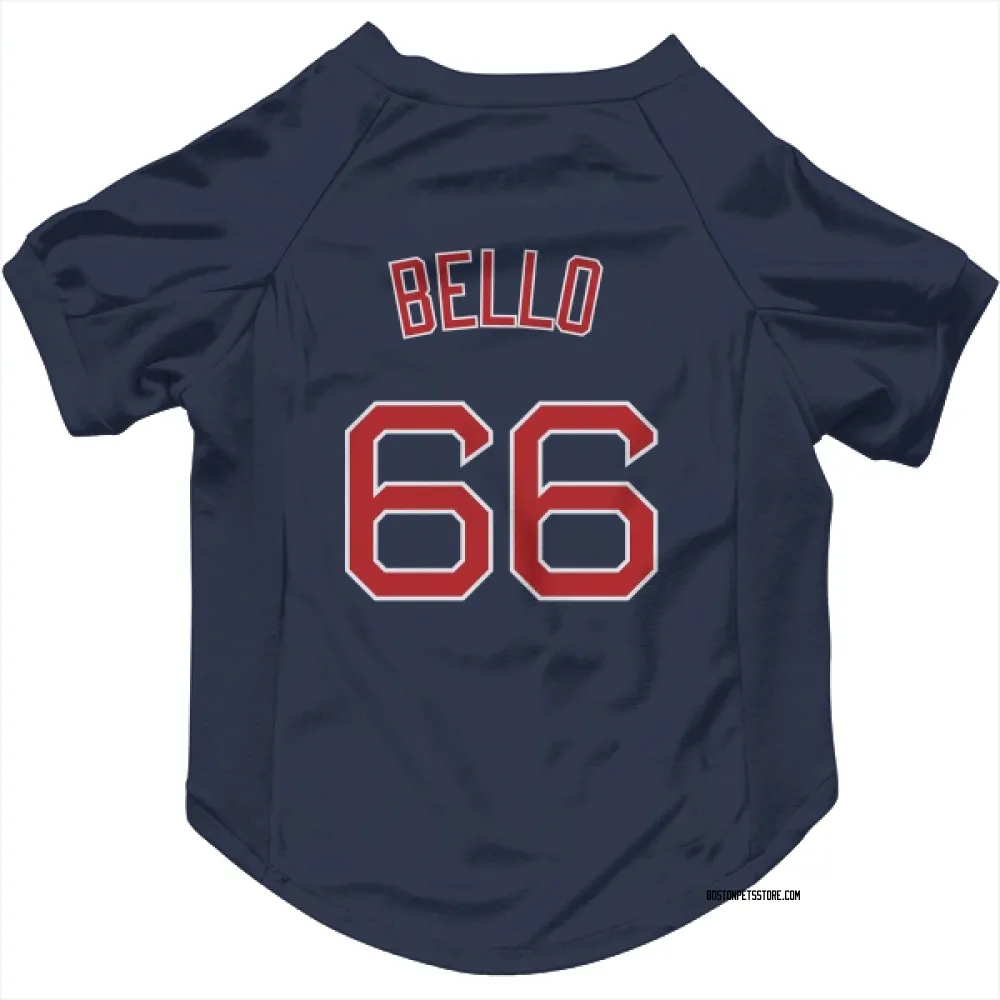 Boston Red Sox Brayan Bello Navy Pet Jersey for Dog & Cat