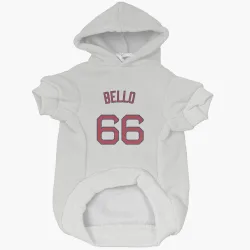 Boston Red Sox Brayan Bello White Pet Hoodie for Dog & Cat