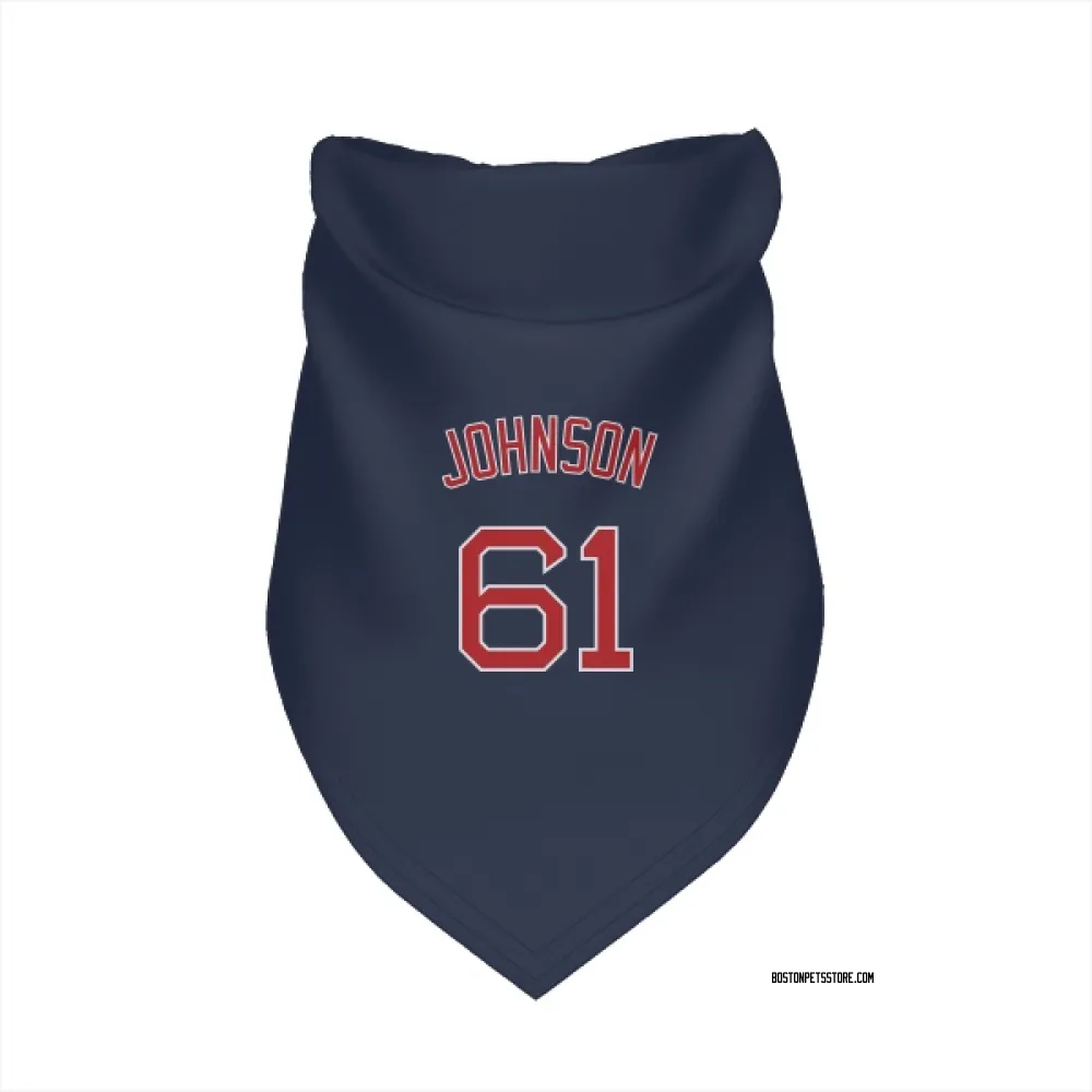 Boston Red Sox Brian Johnson Navy Pet Bandana for Dog & Cat