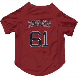 Boston Red Sox Brian Johnson Red Pet Jersey for Dog & Cat