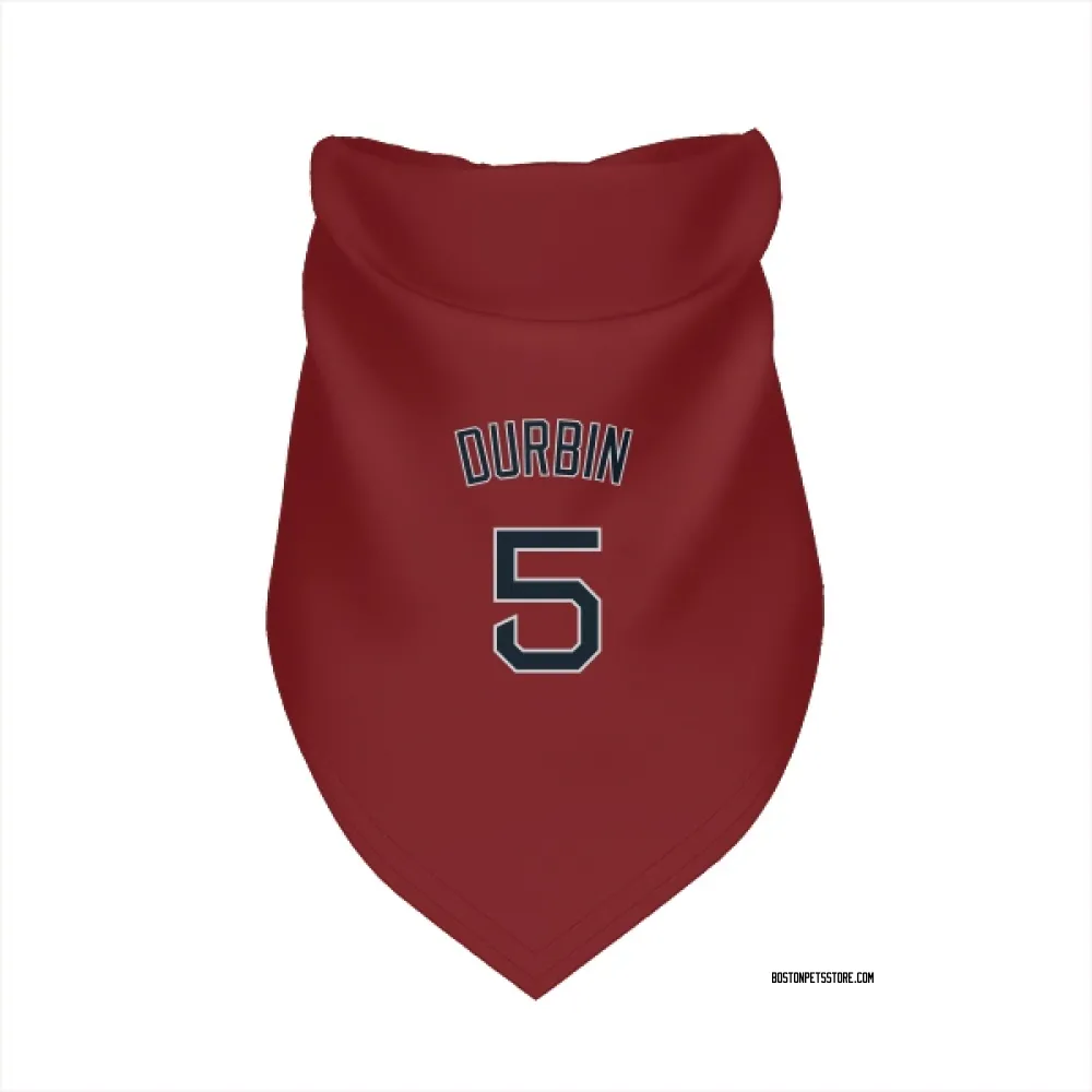 Boston Red Sox Caleb Durbin Red Pet Bandana for Dog & Cat