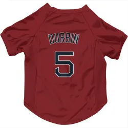 Boston Red Sox Caleb Durbin Red Pet Jersey for Dog & Cat