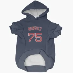 Boston Red Sox Carlos Narvaez Navy Pet Hoodie for Dog & Cat