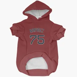 Boston Red Sox Carlos Narvaez Red Pet Hoodie for Dog & Cat