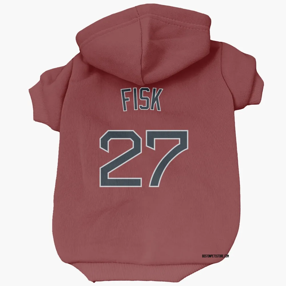 Boston Red Sox Carlton Fisk Red Pet Hoodie for Dog & Cat