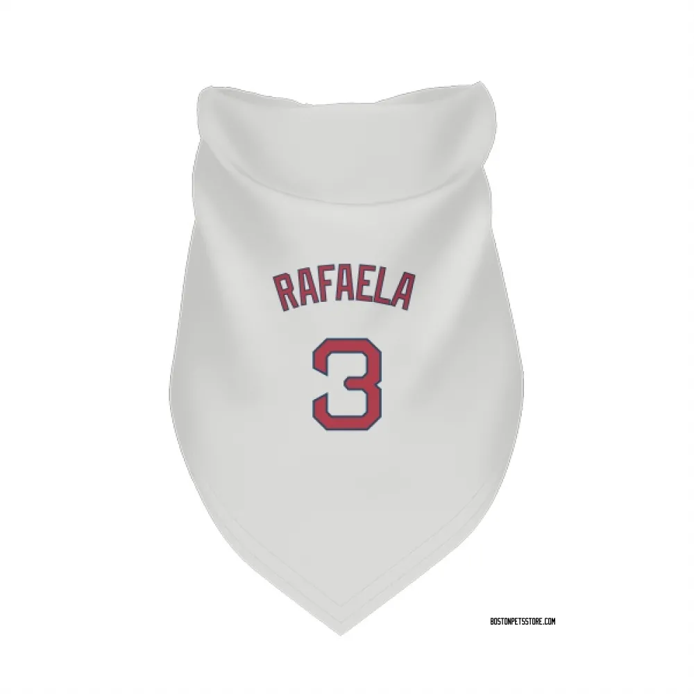 Boston Red Sox Ceddanne Rafaela White Pet Bandana for Dog & Cat