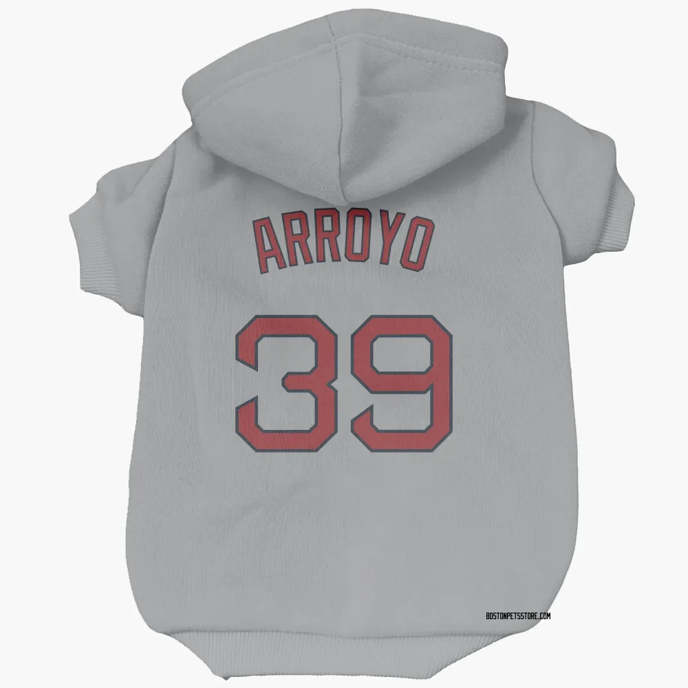 Boston Red Sox Christian Arroyo Gray Pet Hoodie for Dog & Cat
