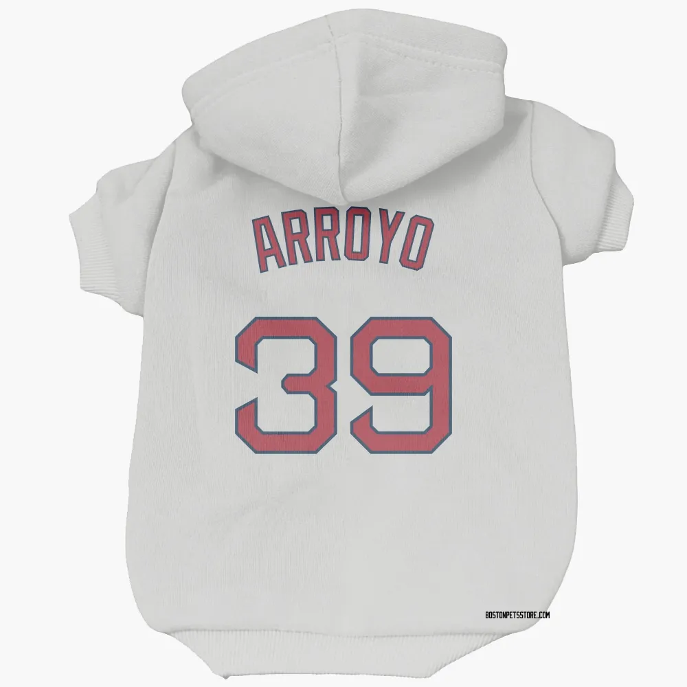 Boston Red Sox Christian Arroyo White Pet Hoodie for Dog & Cat