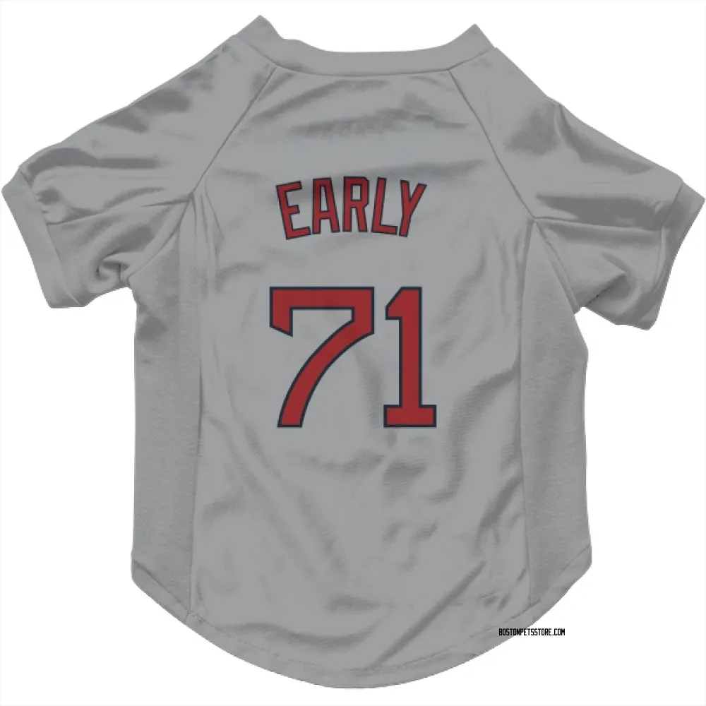 Boston Red Sox Connelly Early Gray Pet Jersey for Dog & Cat