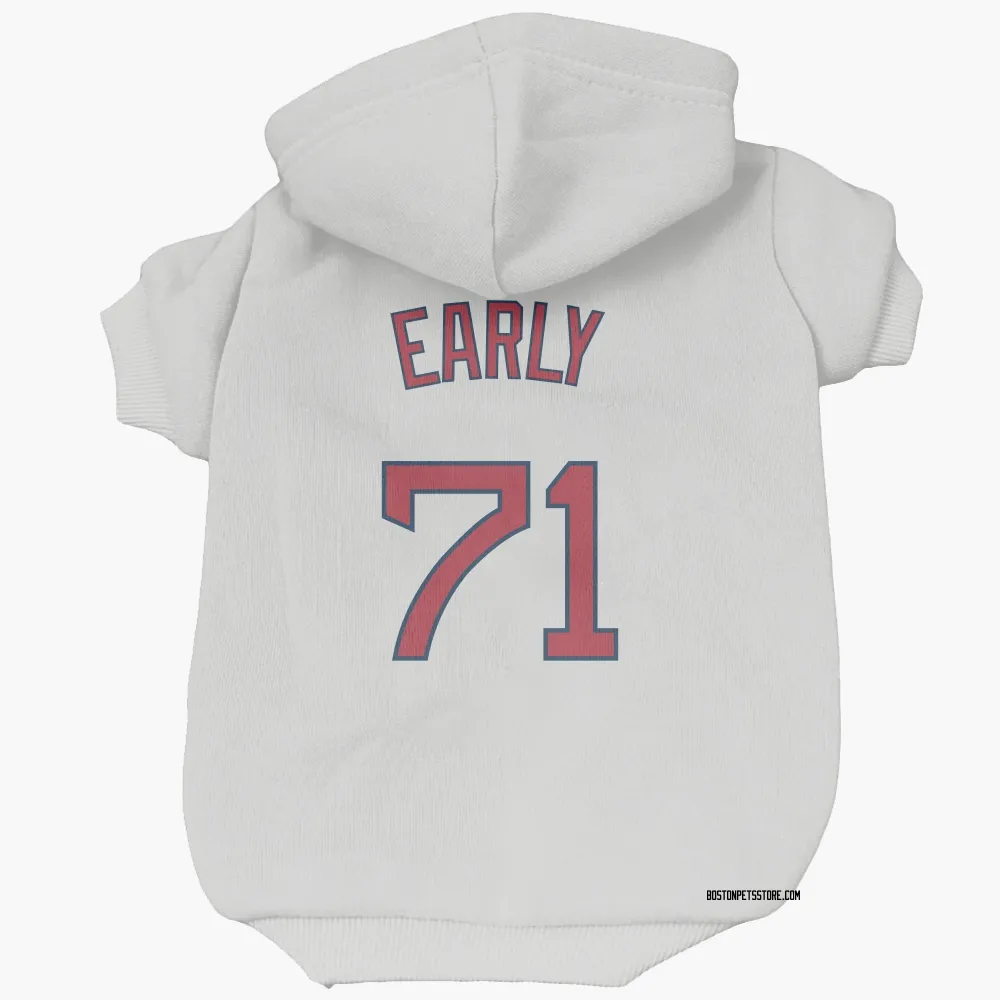 Boston Red Sox Connelly Early White Pet Hoodie for Dog & Cat