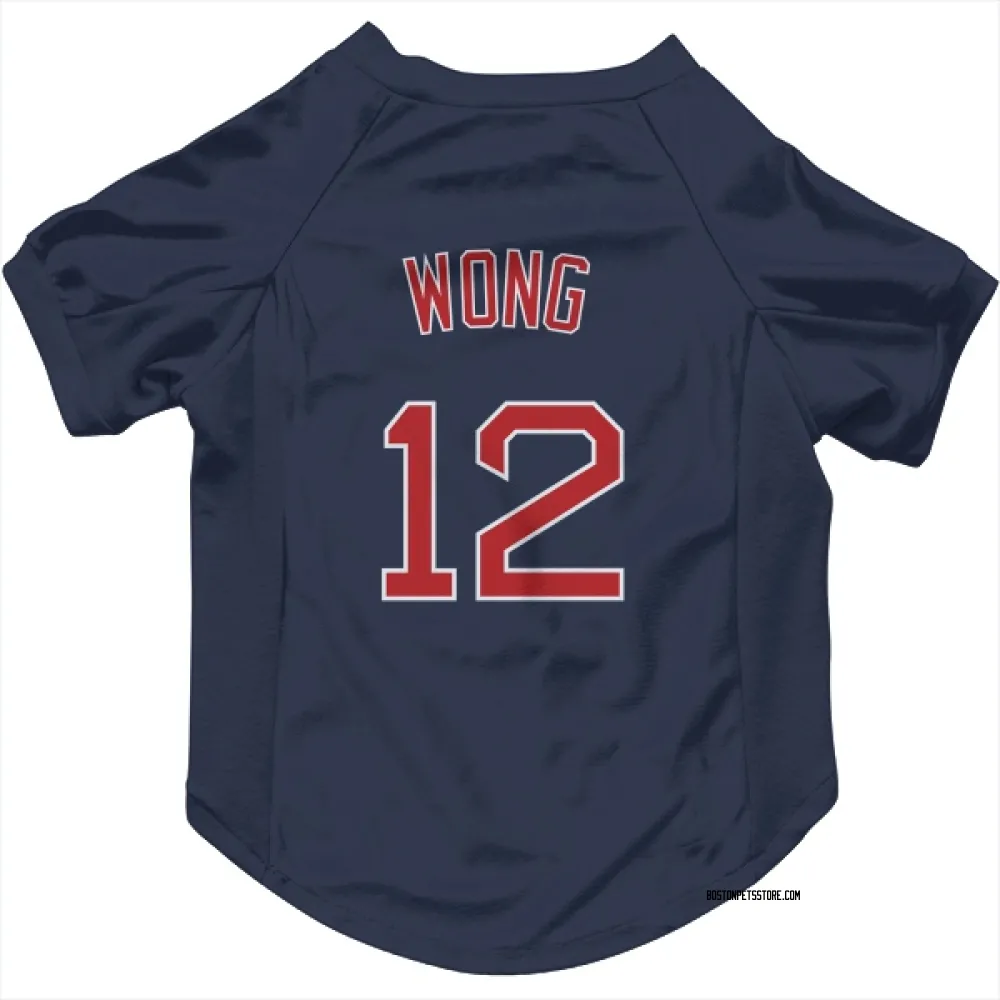 Boston Red Sox Connor Wong Navy Pet Jersey for Dog & Cat