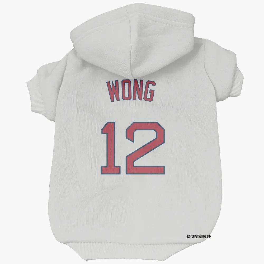Boston Red Sox Connor Wong White Pet Hoodie for Dog & Cat