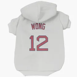 Boston Red Sox Connor Wong White Pet Hoodie for Dog & Cat