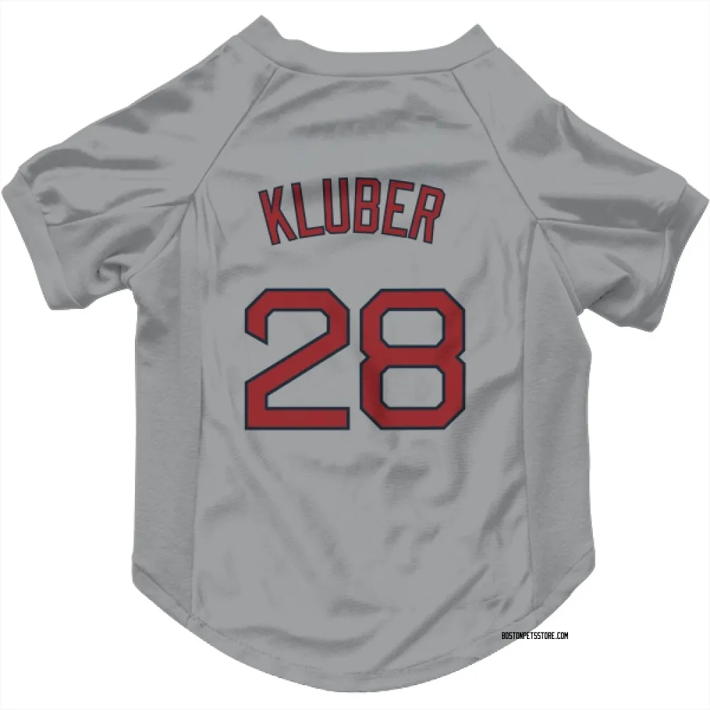 Boston Red Sox Corey Kluber Gray Pet Jersey for Dog & Cat