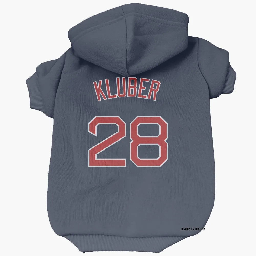 Boston Red Sox Corey Kluber Navy Pet Hoodie for Dog & Cat