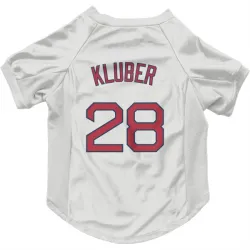 Boston Red Sox Corey Kluber White Pet Jersey for Dog & Cat