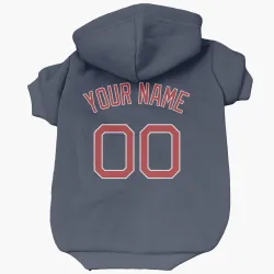 Boston Red Sox Custom Navy Pet Hoodie for Dog & Cat