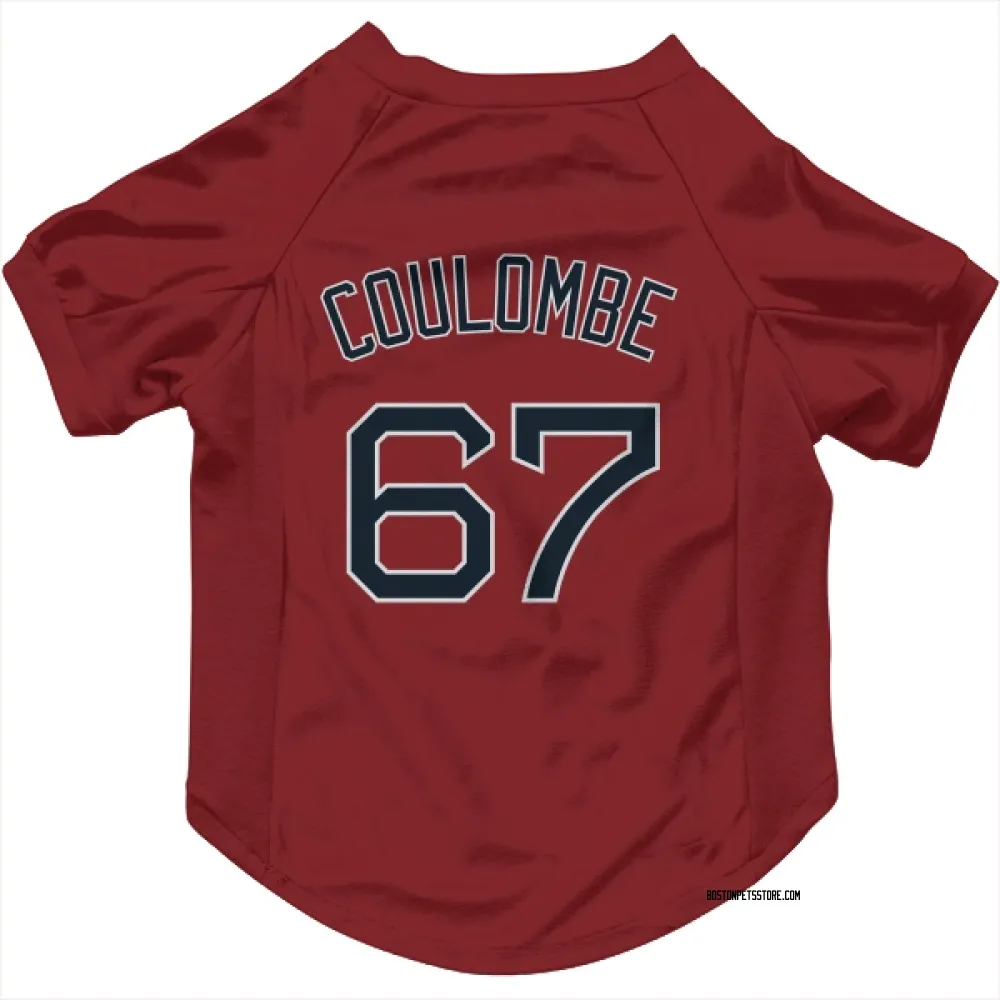 Boston Red Sox Danny Coulombe Red Pet Jersey for Dog & Cat