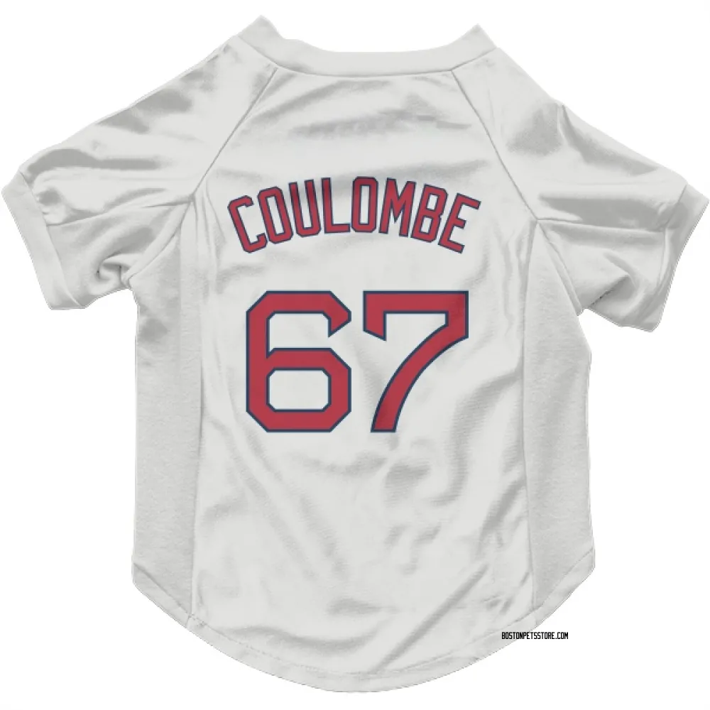 Boston Red Sox Danny Coulombe White Pet Jersey for Dog & Cat