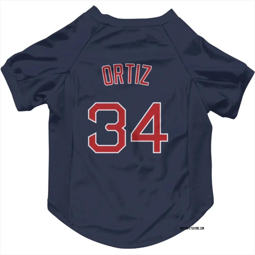 Boston Red Sox David Ortiz Navy Pet Jersey for Dog & Cat