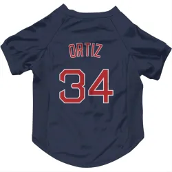 Boston Red Sox David Ortiz Navy Pet Jersey for Dog & Cat