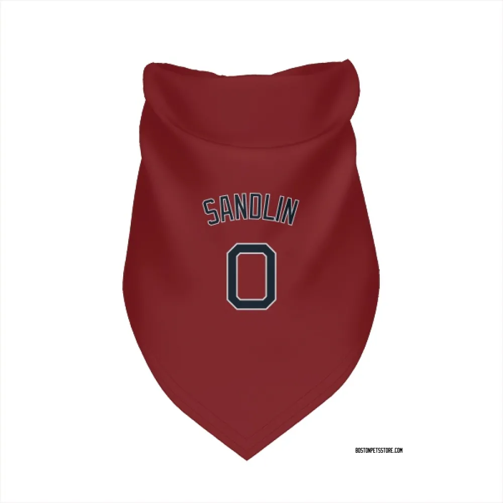 Boston Red Sox David Sandlin Red Pet Bandana for Dog & Cat