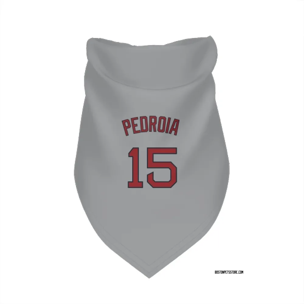 Boston Red Sox Dustin Pedroia Gray Pet Bandana for Dog & Cat