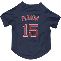Boston Red Sox Dustin Pedroia Navy Pet Jersey for Dog & Cat