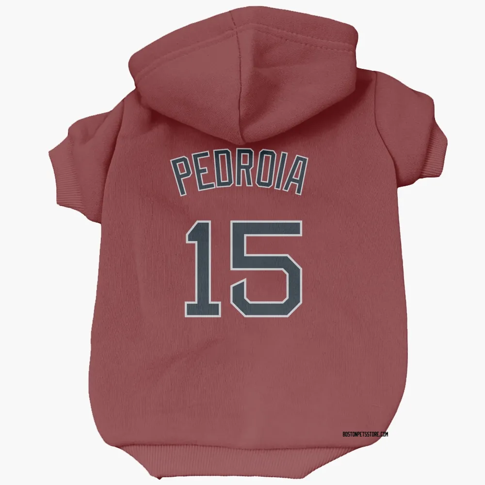 Boston Red Sox Dustin Pedroia Red Pet Hoodie for Dog & Cat