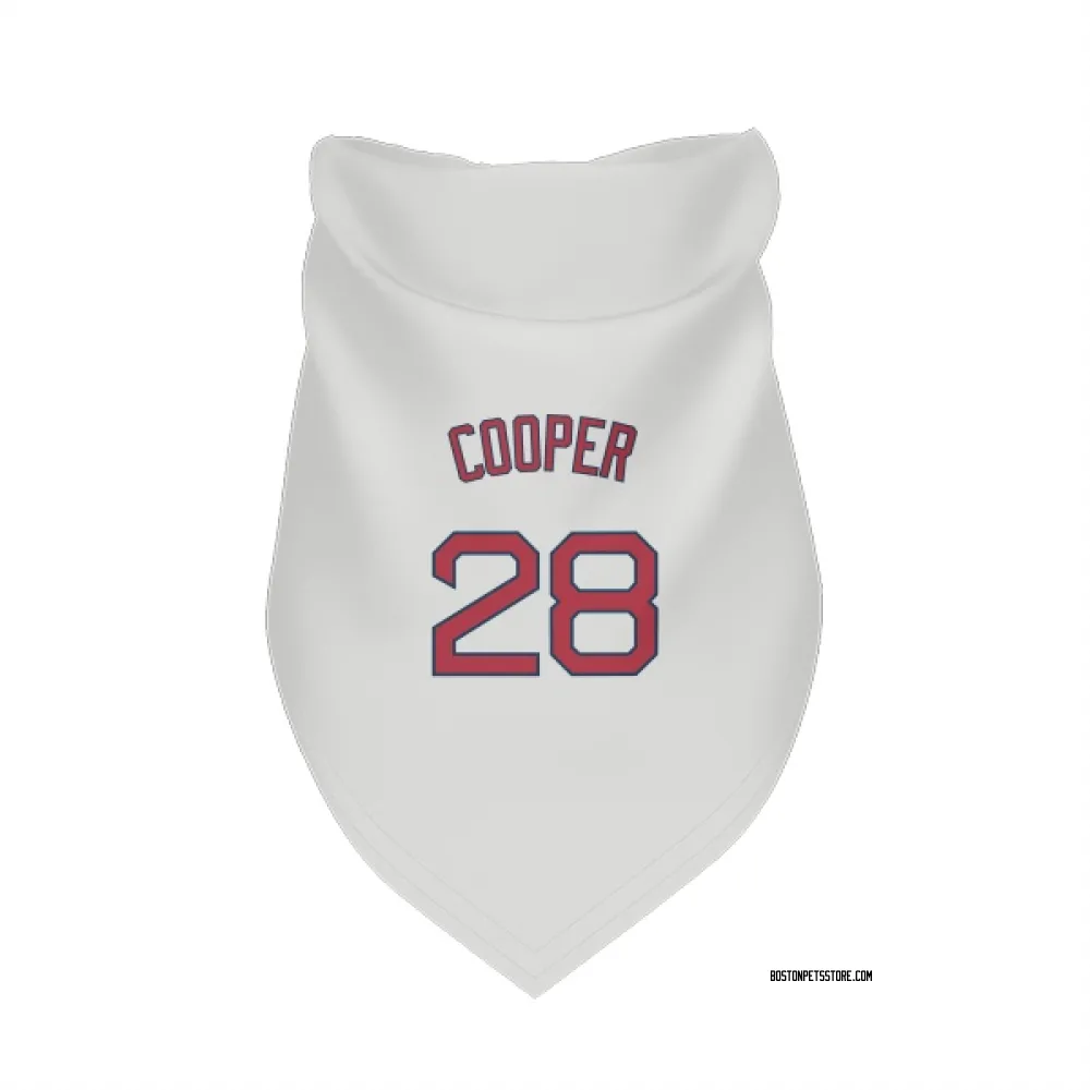 Boston Red Sox Garrett Cooper White Pet Bandana for Dog & Cat