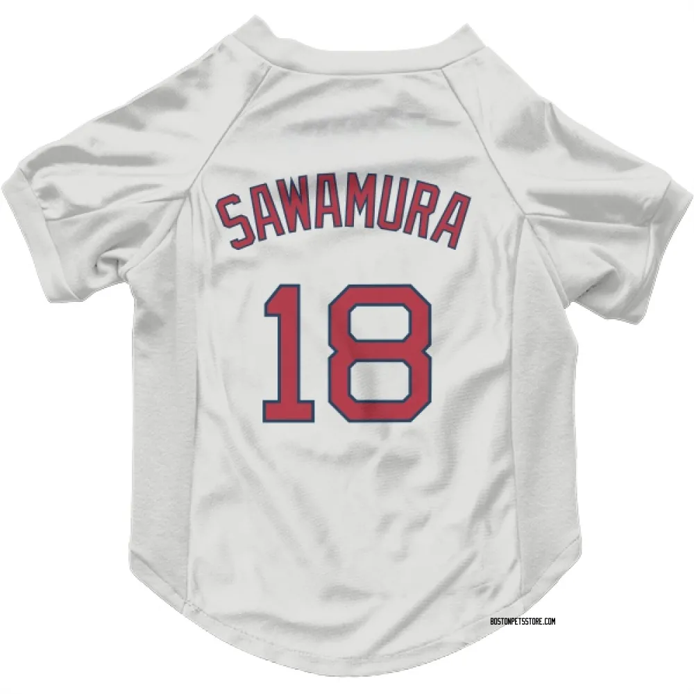 Boston Red Sox Hirokazu Sawamura White Pet Jersey for Dog & Cat